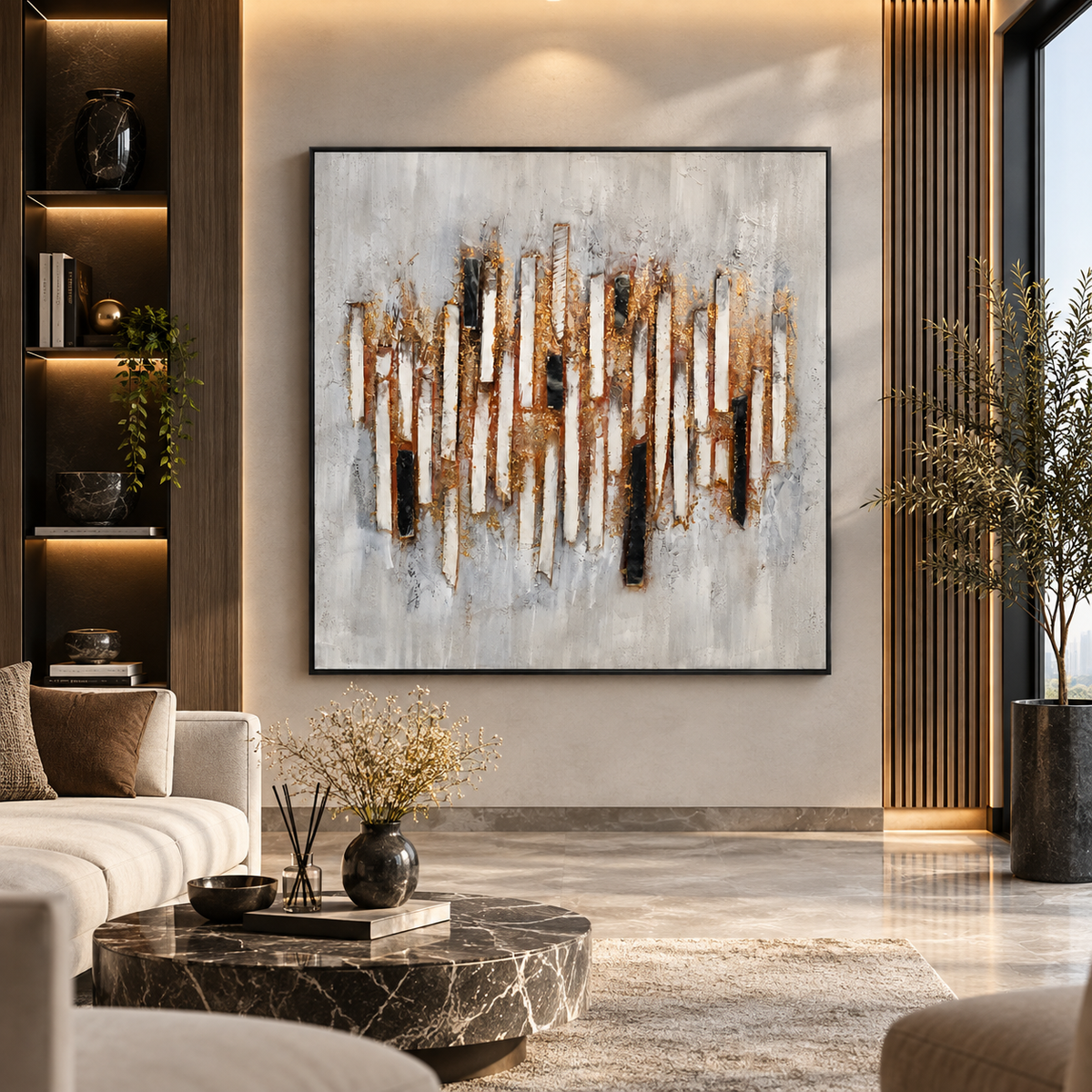 Abstract Texture Painting P12– Handmade Modern Abstract Wall Art