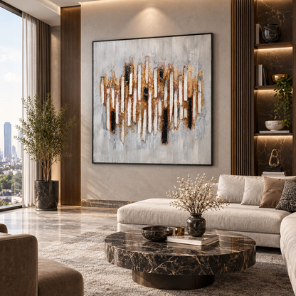 Abstract Texture Painting P12– Handmade Modern Abstract Wall Art