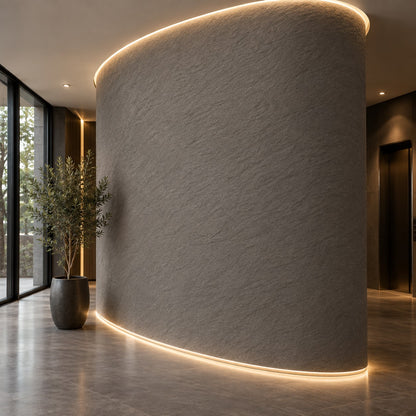 Dark Grey Soft Stone Sheet S10  | Flexible & Lightweight Stone Wall Cladding Pakistan