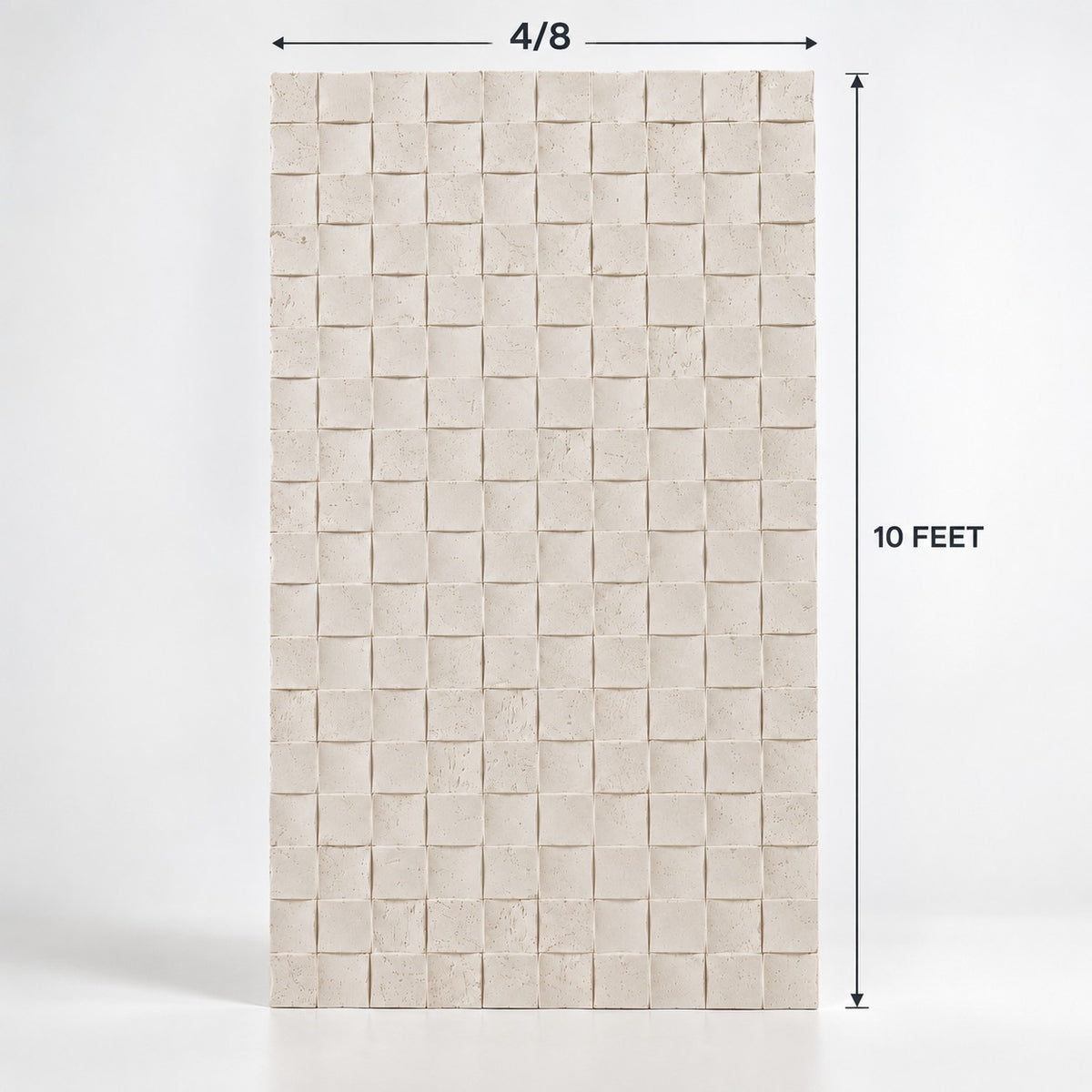 Cream 3D Soft Stone Sheet S9 Flexible Textured Stone Wall Cladding Pakistan