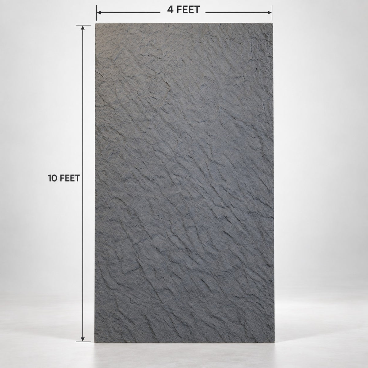 Black Textured Soft Stone Sheet S7 Flexible Natural Stone Wall Cladding Pakistan