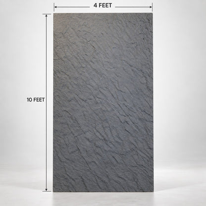 Black Textured Soft Stone Sheet S7 Flexible Natural Stone Wall Cladding Pakistan