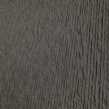 Black Fluted Soft Stone Sheet S8  Flexible Textured Stone Wall Cladding Pakistan