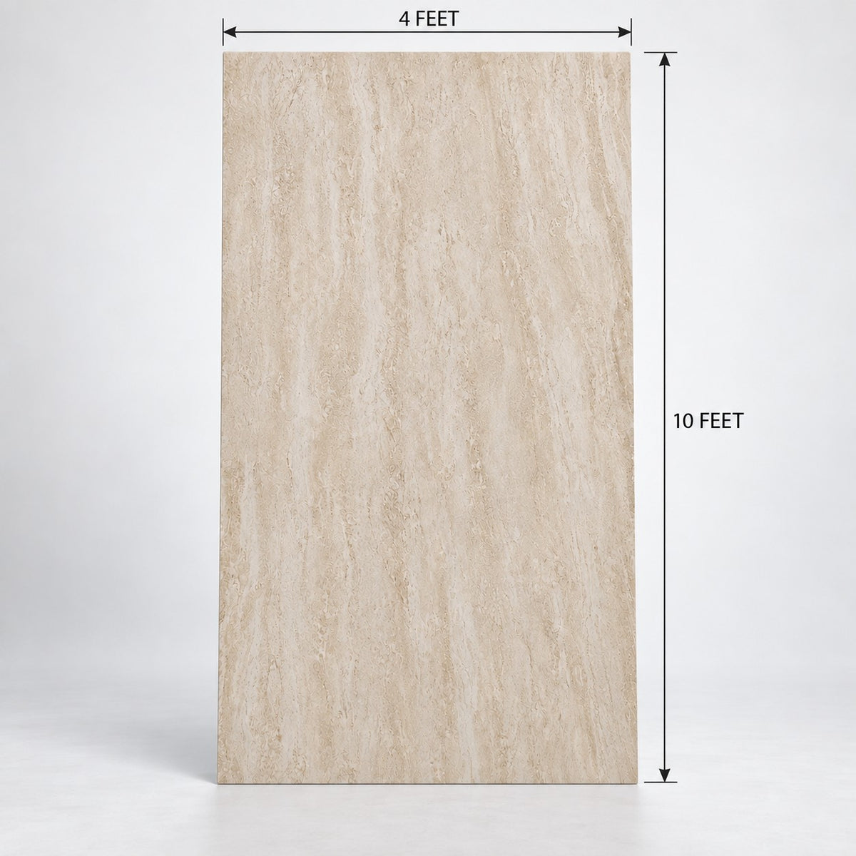 Beige Travertine Soft Stone Sheet S1 Flexible Natural Stone Wall Cladding Pakistan