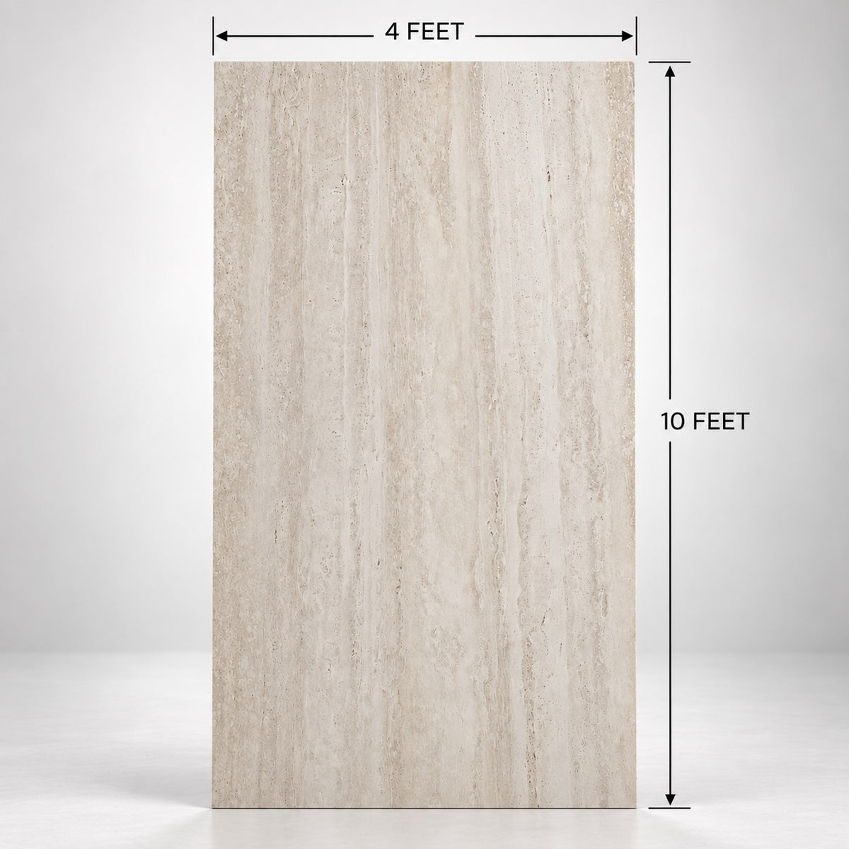 Beige Travertine Soft Stone Sheet S2 Flexible Stone Wall Cladding