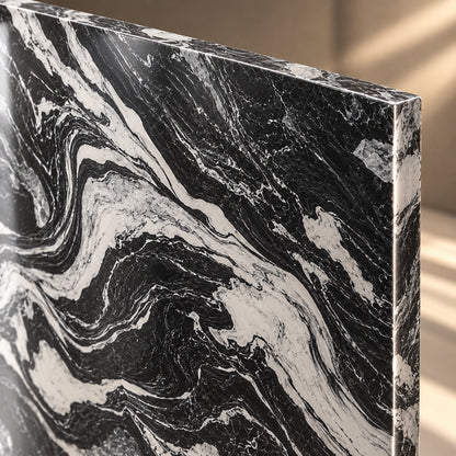 Black & White Marble Sintered Stone Slab T15 | Luxury Marble Look