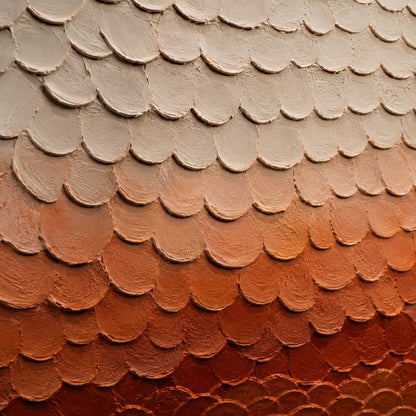 Abstract Texture Artwork P2 – Handmade Modern Leather Wall Art