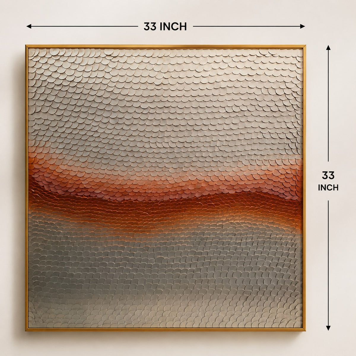 Abstract Texture Artwork P2 – Handmade Modern Leather Wall Art