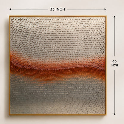 Abstract Texture Artwork P2 – Handmade Modern Leather Wall Art