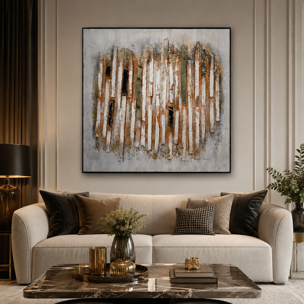 Stone Art Painting P13– Handmade Original Stone Wall Art