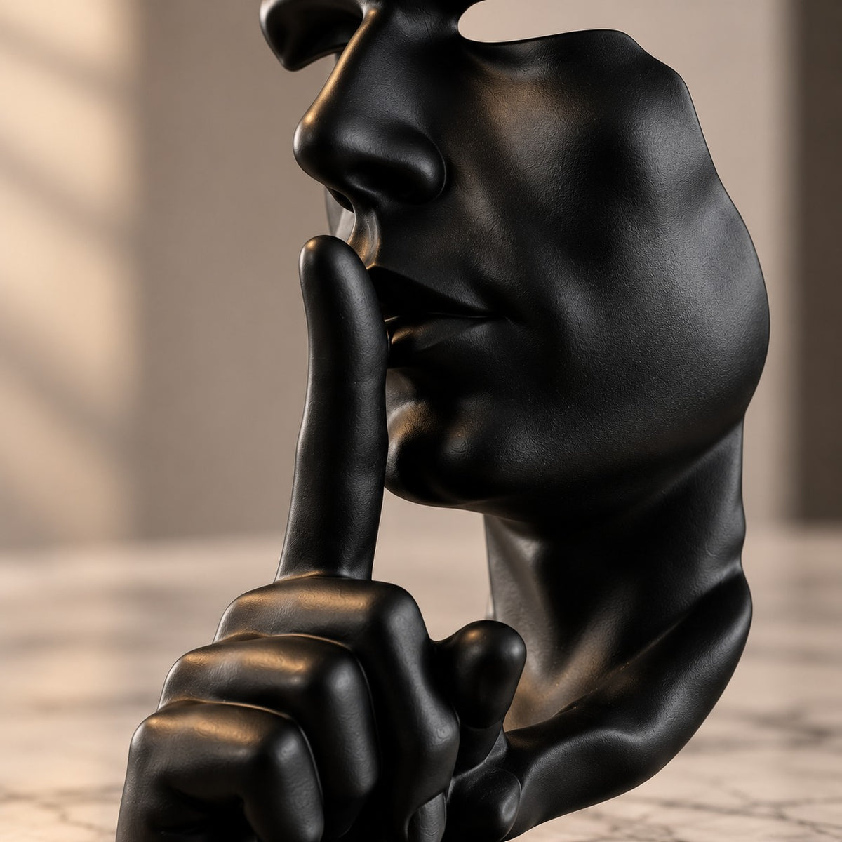 Contemporary Silent Thinker Statue D33 Modern Home Decor
