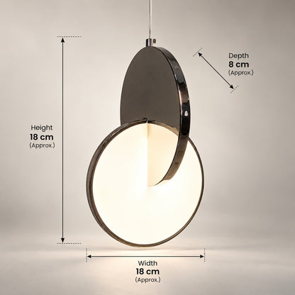 Luxury Hanging Light F18 – Modern Round LED Pendant Light