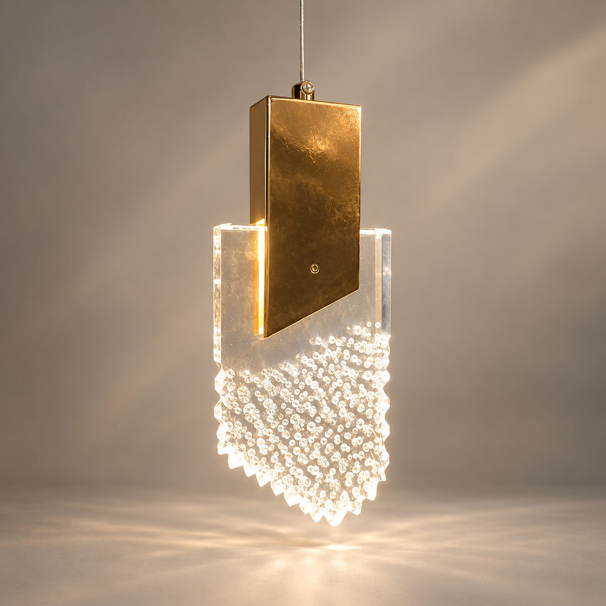 Luxury Hanging Light L14  – Premium Glass & Metal Pendant Light