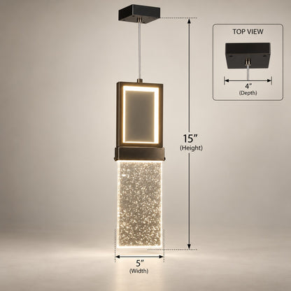 Luxury Hanging Light L5 – Modern LED Glass Pendant Light