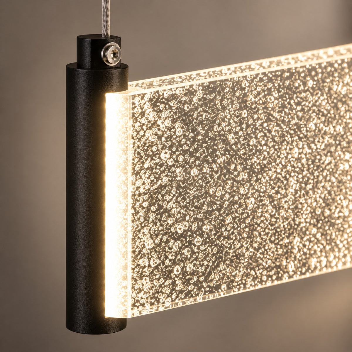 Luxury Hanging Light L6 – Modern Textured Glass Pendant Light