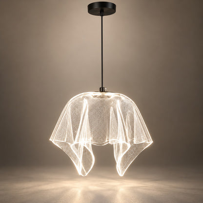 Luxury Hanging Light L3 – Modern Fluted Glass Pendant Light