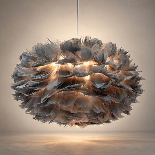 Luxury Feather Hanging Light F12 – Modern Decorative Pendant Light