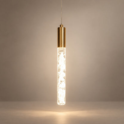 Luxury Hanging Light L7 – Gold Glass LED Pendant Light