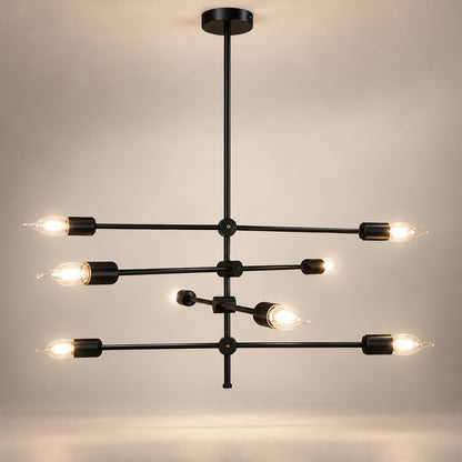 Modern 8 Lights Chandelier F9 Premium E27 Metal Ceiling Light