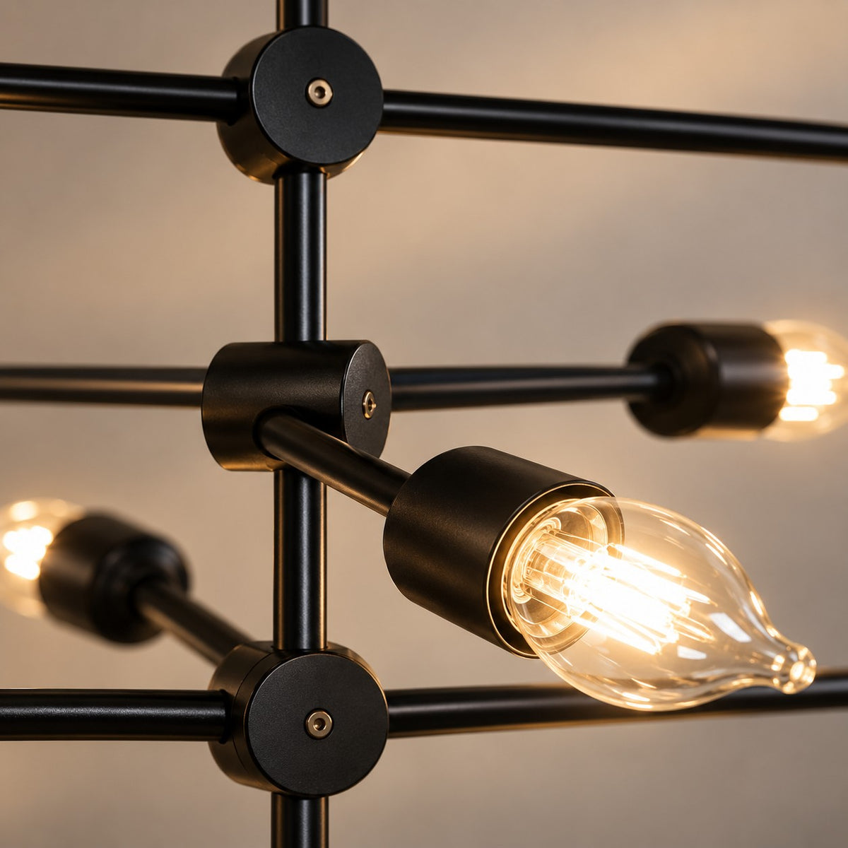 Modern 8 Lights Chandelier F9 Premium E27 Metal Ceiling Light