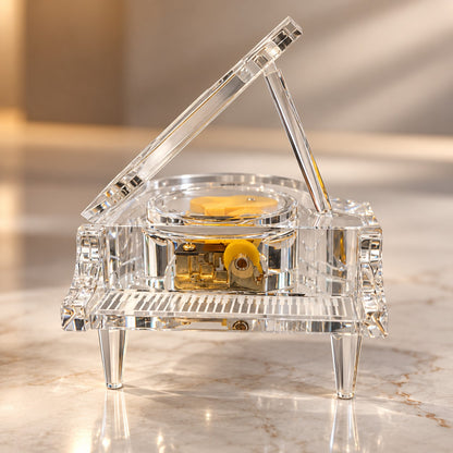 Crystal Acrylic Grand Piano Decor D6 Contemporary Home Decor