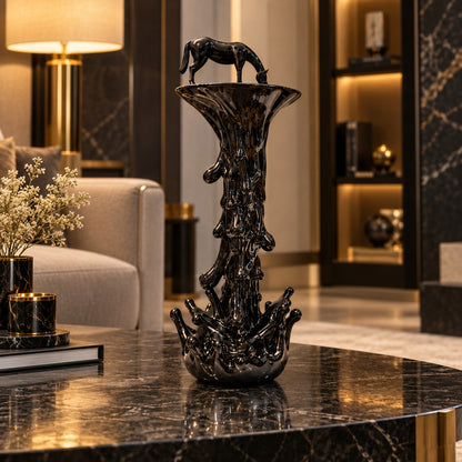 Statement Horse Sculpture D8 High Gloss Ceramic Home Decor