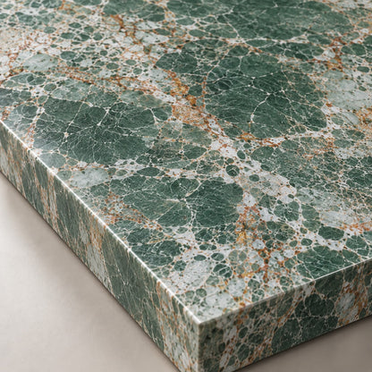 Premium Green Sintered Stone Slab T12 – Luxury Marble Look Natural Stone Finish | 4 FT × 8 FT | 9 MM