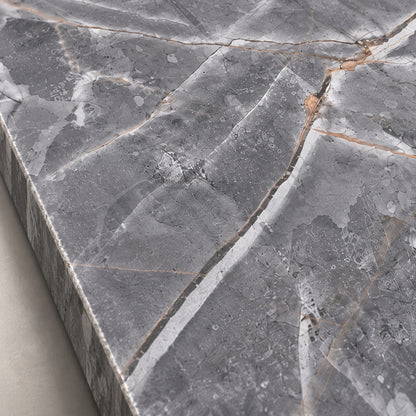 Premium Grey Sintered Stone Slab T11 – Luxury Marble Look with Natural Veining | 4 FT × 8 FT | 9 MM