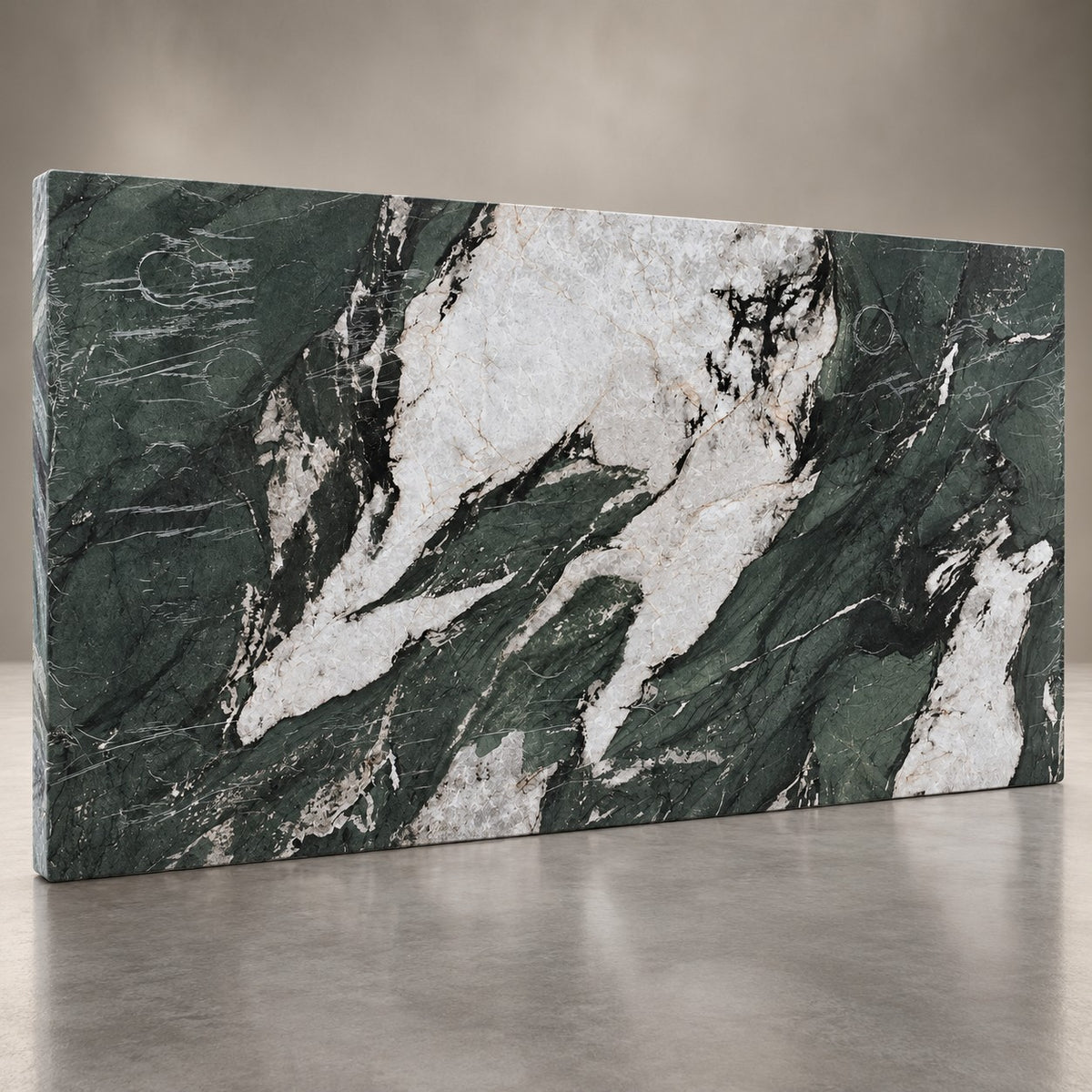 Premium Green Marble Sintered Stone Slab T10 – Luxury Natural Stone Look | 4×8 FT