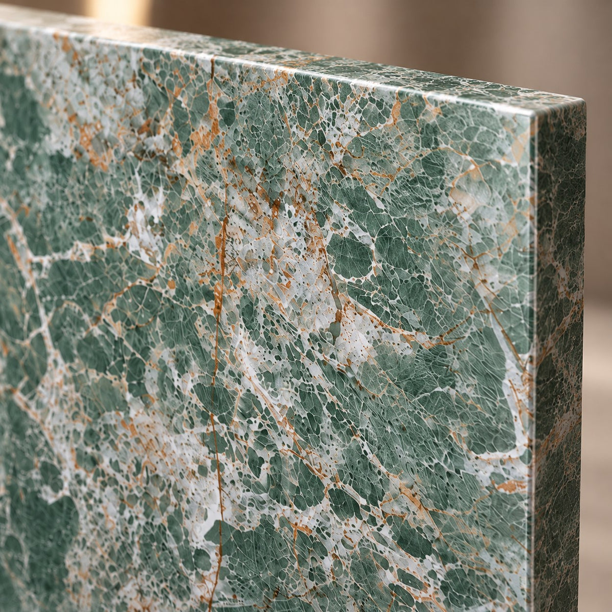 Premium Green Marble Sintered Stone Tiles T12 – Luxury Marble Finish | 4 FT × 8 FT