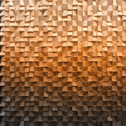 3D Wooden Blocks Painting P8– Handmade Textured Wooden Wall Art