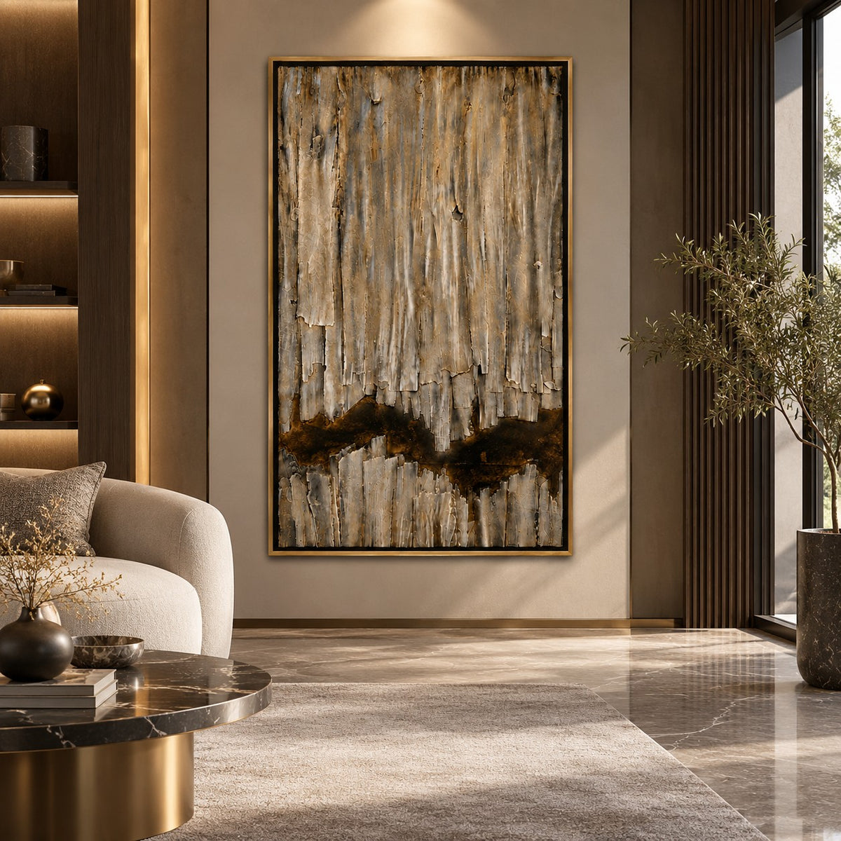 Abstract Texture Painting P1 – Handmade Modern Abstract Wall Art