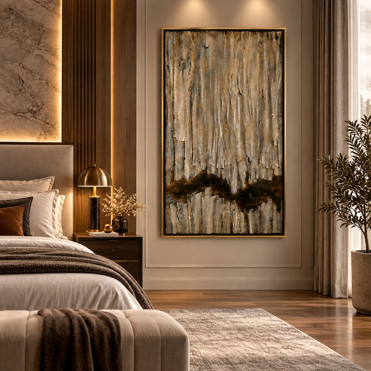 Abstract Texture Painting P1 – Handmade Modern Abstract Wall Art