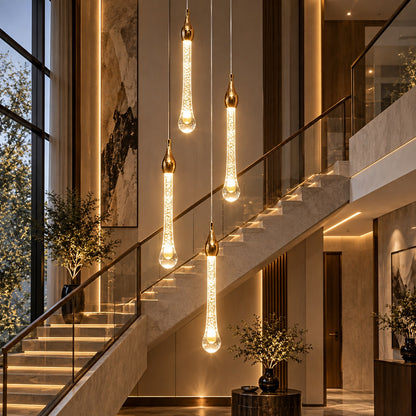 Luxury Hanging Light L10 – Premium Long Glass Pendant Light