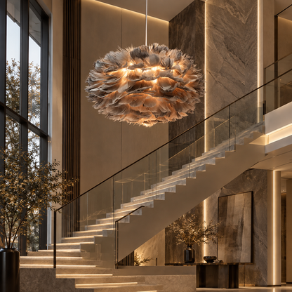 Luxury Feather Hanging Light F12 – Modern Decorative Pendant Light