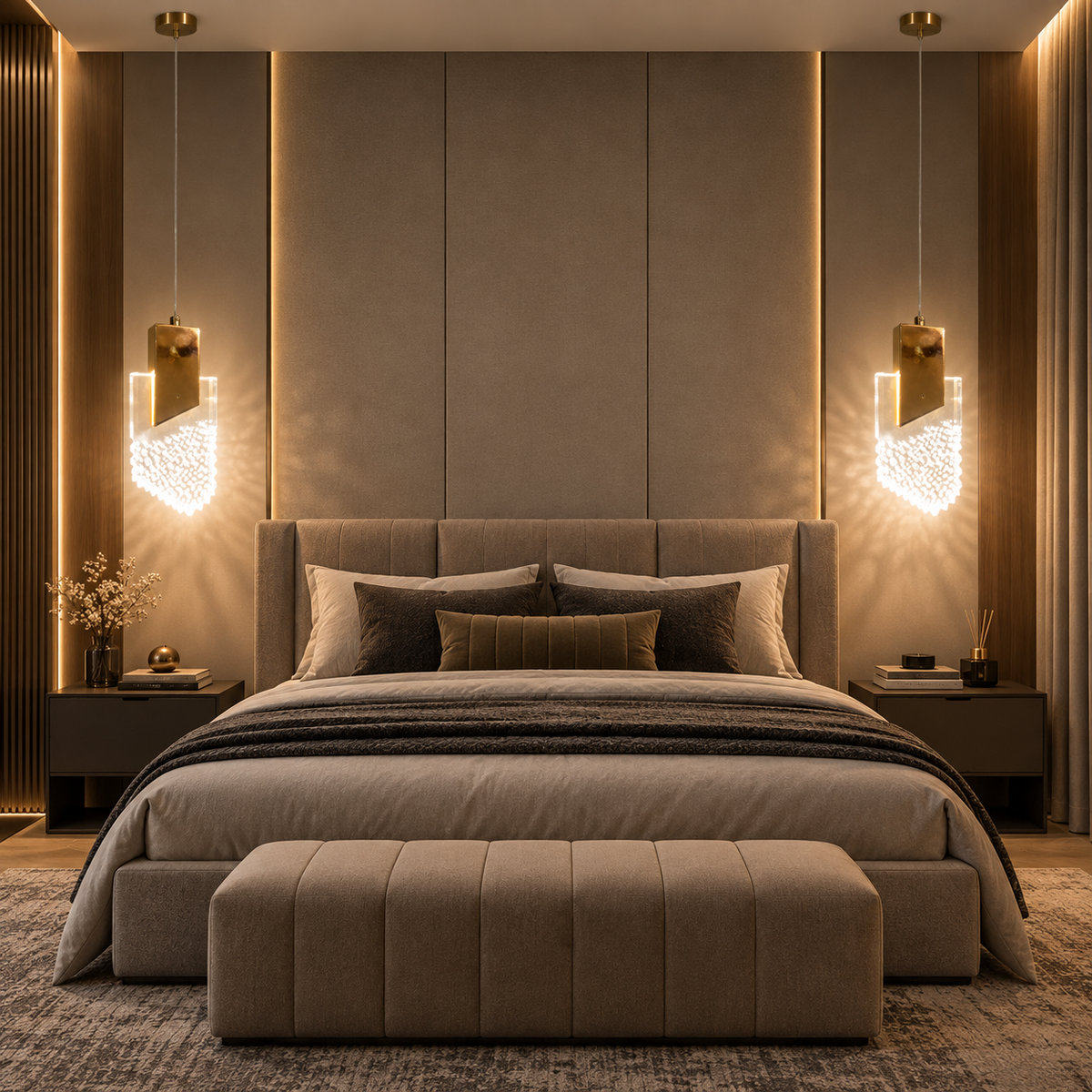 Luxury Hanging Light L14  – Premium Glass & Metal Pendant Light