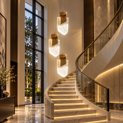 Luxury Hanging Light L14  – Premium Glass & Metal Pendant Light