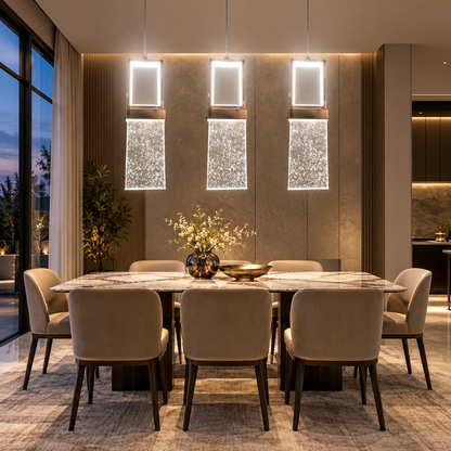 Luxury Hanging Light L5 – Modern LED Glass Pendant Light