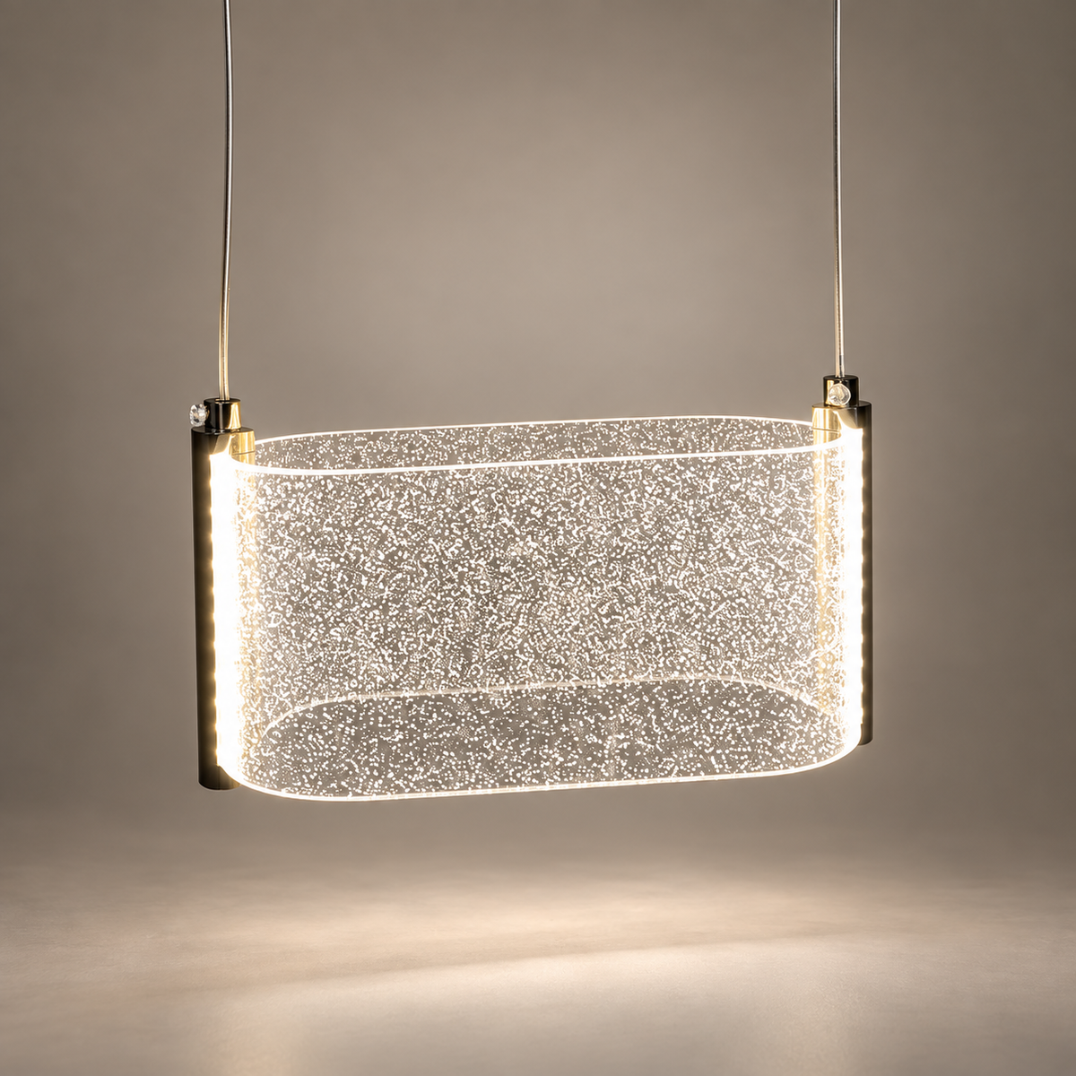 Luxury Hanging Light L6 – Modern Textured Glass Pendant Light
