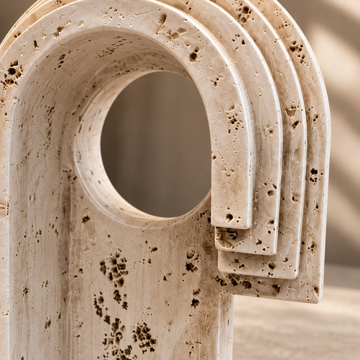 Modern Arch Decor Sculpture D39 Premium Resin Home Accent