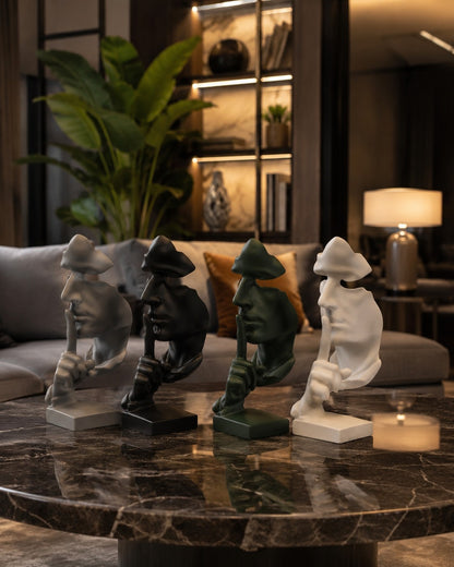 Contemporary Silent Thinker Statue D33 Modern Home Decor